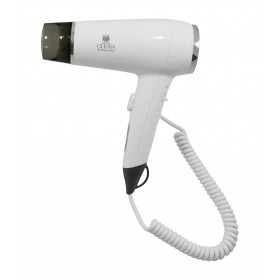ED030200 Sèche cheveux professionnel en ABS blanc A.prise électrique 1600W - 12M/S