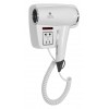 ED030200 Sèche cheveux professionnel en ABS blanc A.prise électrique 1600W - 12M/S