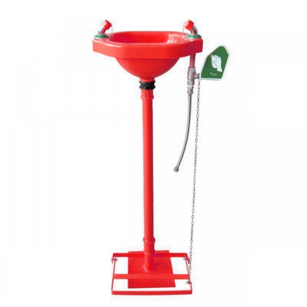 KB020200 
Lave-yeux de sécurité sur colonne double commandes  

