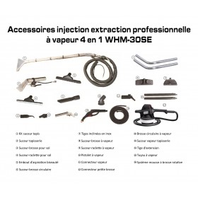 CA030600 Injection extraction professionnelle à vapeur 4 en 1 WHM-30SE