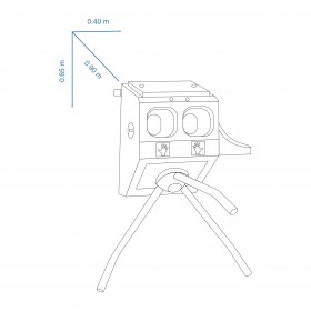 CJ011000 Barrière de désinfection des mains BT-65P