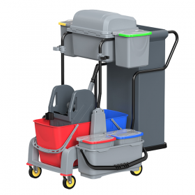 DA040266 Chariot de nettoyage en PP gris AC-08196A