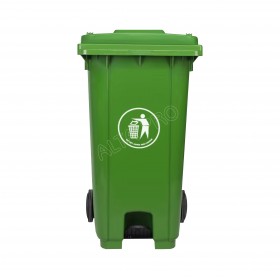 GA030110 Poubelle mobile en HDPE à pédale 120 LT