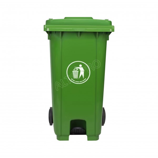 GA030110 Poubelle mobile en HDPE à pédale 120 LT