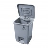 GA021120 Poubelle carrée en PP gris à pédale ACP-15A (15 Lt)