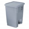 GA021120 Poubelle carrée en PP gris à pédale ACP-15A (15 Lt)