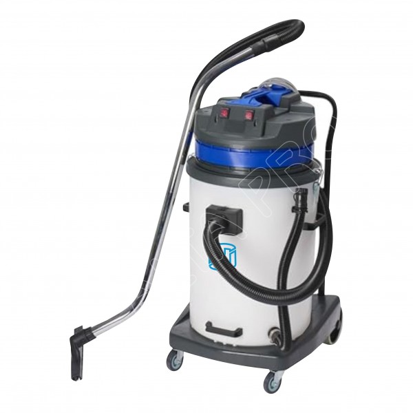 CA020810 Aspirateur professionnel eau et poussière cuve PVC 70 L 2X1500 W BF-581A