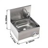 EF040100 Lavabos en inox 304 commande à genou