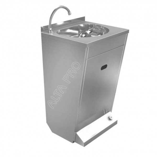 EF040250 Lavabos à pédale sur pied en inox 304