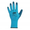 AA090810 Gant anti-froid en acrylique bleu tout enduit latex sablé bleu