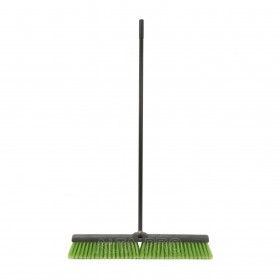 BA011721 Balai-brosse inclinée en pvc deux douilles 66 cm + manche