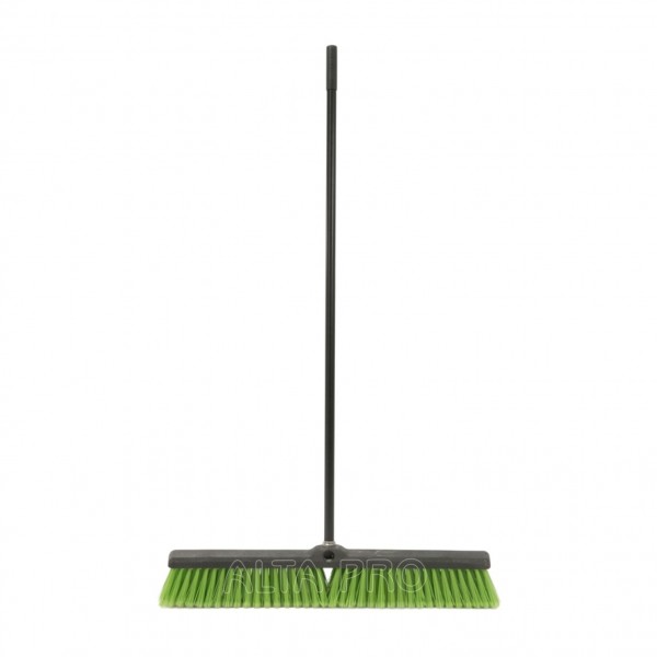 BA011721 Balai-brosse inclinée en pvc deux douilles 66 cm + manche