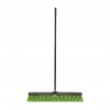 BA011721 Balai-brosse inclinée en pvc deux douilles 66 cm + manche