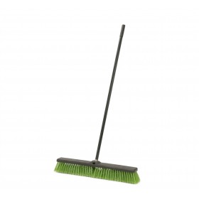 BA011721 Balai-brosse inclinée en pvc deux douilles 66 cm + manche