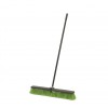 BA011721 Balai-brosse inclinée en pvc deux douilles 66 cm + manche